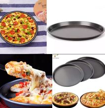 Round Non-stick Pizza Pan Baking Cooking Oven Tray